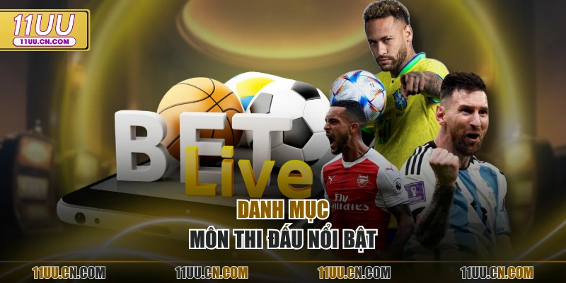 Danh mục môn thi đấu nổi bật
